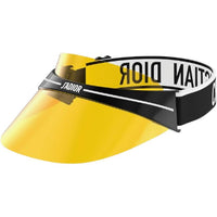 DIOR PVC Sun Protection Hats Unisex Yellow