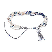 CHANEL 2004 Cc Pearl-embellished Belt