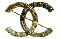 CHANEL Brooches Women's Gold