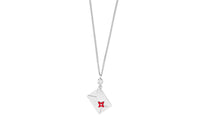 LOUIS VUITTON Metal Enamel Necklaces Unisex Silver