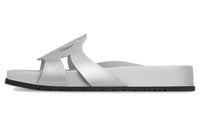 LOUIS VUITTON Isola Slip Resistant Slide Slippers Women's Silver