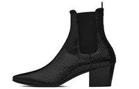 SAINT LAURENT Vassili Short Chelsea Boots 6cm Men's Black