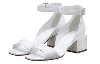HERMES Strap Sandals Women's White