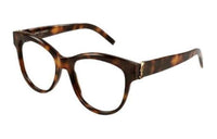 SAINT LAURENT Eyewear Tortoiseshell Square frame Glasses