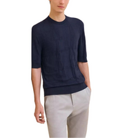 HERMES FW24 Sweater Men's Marine Blue