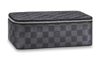 LOUIS VUITTON Pattern Storage Boxes Medium Size Men's Black Blue