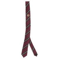 CELINE Thin Tie In CELINE Blason Silk Jacquard