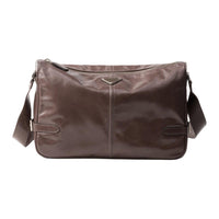 PRADA Calfskin Shoulder Bag Men's Cork Beige