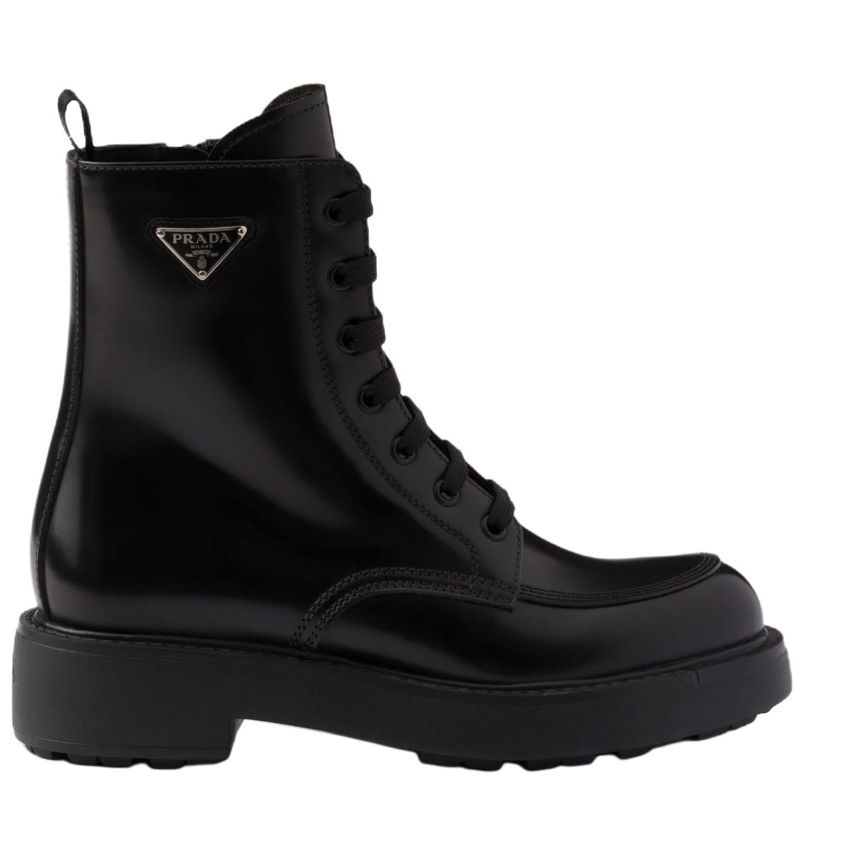 PRADA Ankle Boots 5cm Women's Black