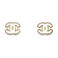 CHANEL Metal Earrings Women's Gold
