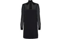 MIU MIU FW22 Long-Sleeved Dresses Women's Black