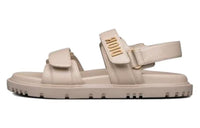 DIOR DiorAct Beach Sandals Women's Beige