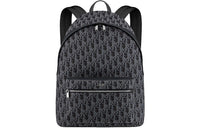DIOR Leather Backpack Men's Blue