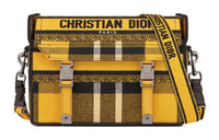 DIOR DiorCamp Embroidery Crossbody Bag Small Size Women's