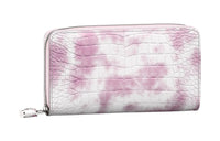 LOUIS VUITTON Shiny Alligator Crocodile Leather Wallet Women's Pink