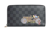 LOUIS VUITTON Zippy Damier Graphite Wallet Regular Women's Graphite