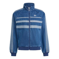 adidas Adicolor Fast Blue Denim Track Jacket Asia Sizing 'Light Denim' JX6457