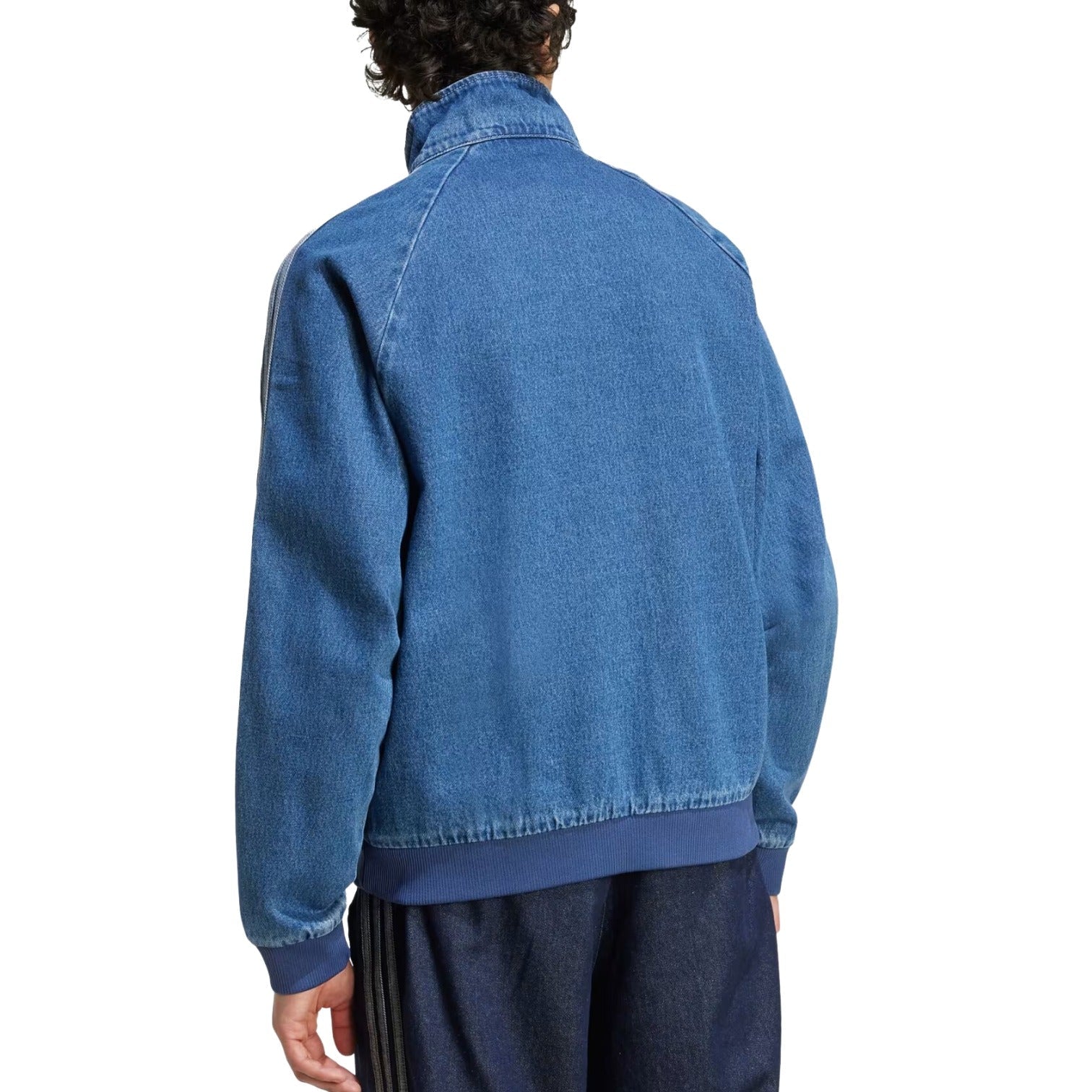adidas Adicolor Fast Blue Denim Track Jacket Asia Sizing 'Light Denim' JX6457