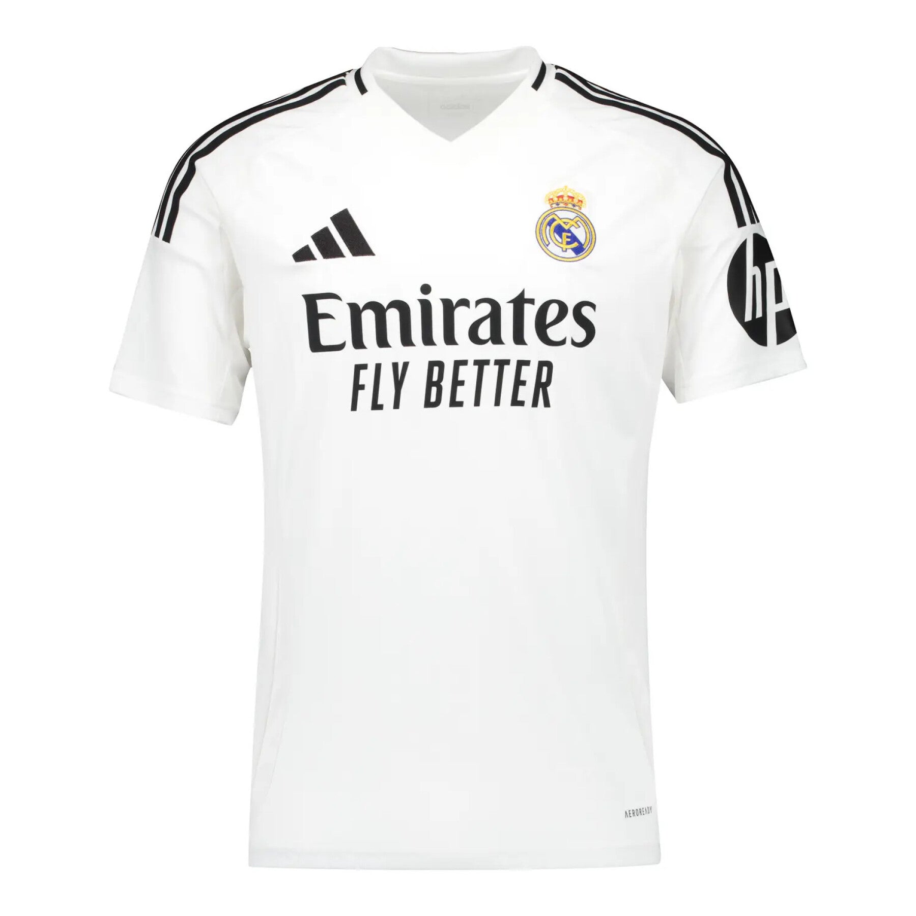 adidas Real Madrid 24/25 Home Jersey Asia Sizing 'White Black' JX2136