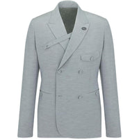 DIOR FW24 Business Suits Coats Men's Gray
