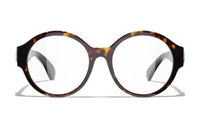 CHANEL Oval Eyeglass Frames Unisex