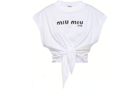 MIU MIU Crop Tops Women's White