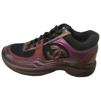 CHANEL 23A Low Top Casual Shoes Women's Dark Red