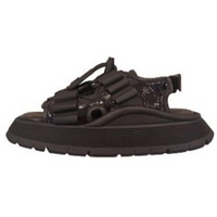 LOUIS VUITTON Paseo Comfort One Strap Sandals Women's Black