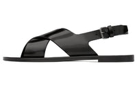 SAINT LAURENT Strap Sandals 0.5cm Men's Black