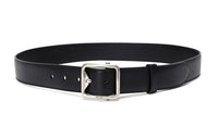 PRADA - Leather Belts Men's Black -