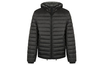PRADA Down Jackets Men Black Gray Color