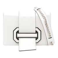 PRADA Cow Leather Shoulder Bag, Crossbody Bag Women's White