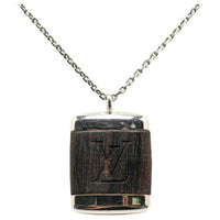 LOUIS VUITTON Pre-Owned 2000-2023 Pandantiff Bois Wood Costume Necklace