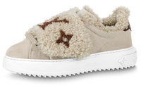 LOUIS VUITTON Time Out Women's Casual Shoes Women's Low Top Beige
