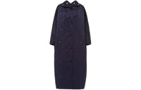 PRADA Trench Coats Women's Blue