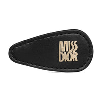 DIOR Calfskin Hair Clips Women's Black