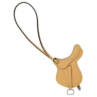 HERMES Paddock Swift Leather Bag Accessory Women's 2C Curry Yellow