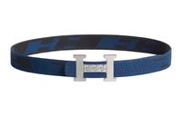 HERMES Mesh Double-Sided Smooth Buckle Belt Men's Width: 3.2cm