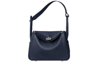 HERMES Lindy Evercolor Calfskin Handbag, Shoulder Bag Women's