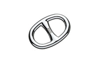 HERMES Silver-Plated Palladium-Plated Accessories Unisex