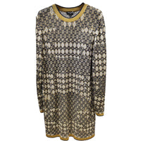 CHANEL Long Sleeved Dresses Women's Black