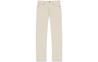 SAINT LAURENT Relaxed Fit Striped Jeans