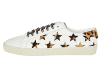 SAINT LAURENT Low Top Stylish Skateboarding Shoes Men's White