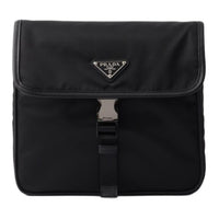 PRADA Re NylonSaffiano Nylon Crossbody Bag, Shoulder Bag Unisex Black