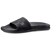 LOUIS VUITTON Waterfront Slide Slippers Men's Black