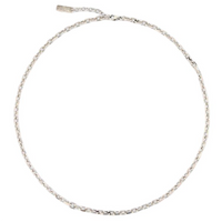 SAINT LAURENT Brass Necklaces Men's Silver