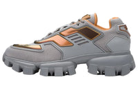 PRADA Slip Resistant Low Top Sports Casual Shoes Men's Gray