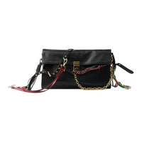 PRADA Leather Crossbody Bag, Shoulder Bag Tubas Women's Black