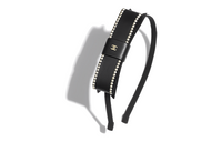 CHANEL Headbands Women's Black