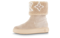 LOUIS VUITTON Snowdrop Thermal Ankle Boots Women's Light Brown